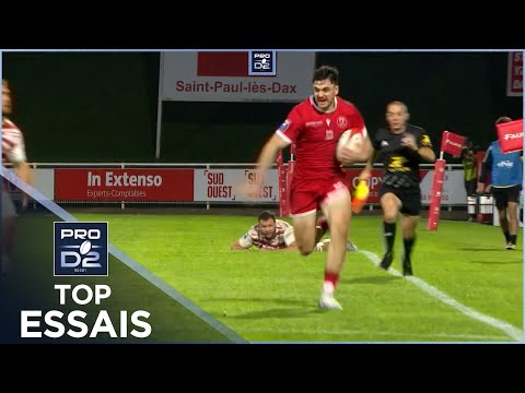 TOP Essais de la J09 – PRO D2 – Saison 2024-2025