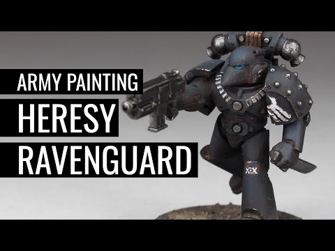 How to Paint RAVENGUARD | WARHAMMER: THE HORUS HERESY | Space Marines |
