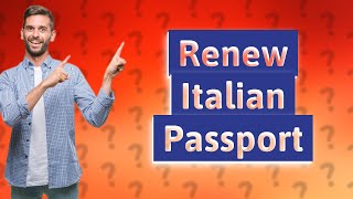 How to book an appointment to renew Italian passport in manchester?