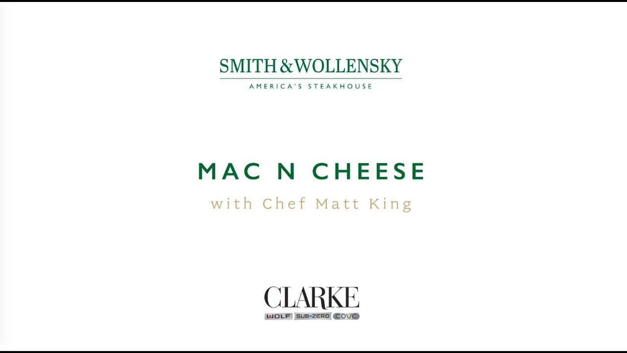 Mac N Cheese Cook Along with Chef Matt of S&W with Clarke
