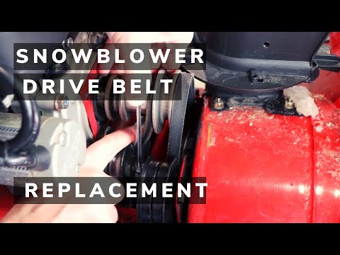 How to Replace a Snowblower Drive Belt, Troy Bilt, Cub Cadet, MTD, Craftsman Drive Belt Replacement