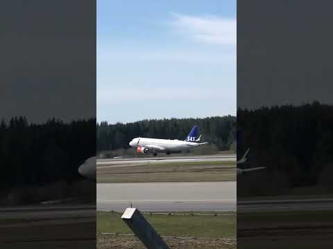 SAS A320-200N (SE-ROB) chegando em Estocolmo (ARN) vindo de Milão (LIN).