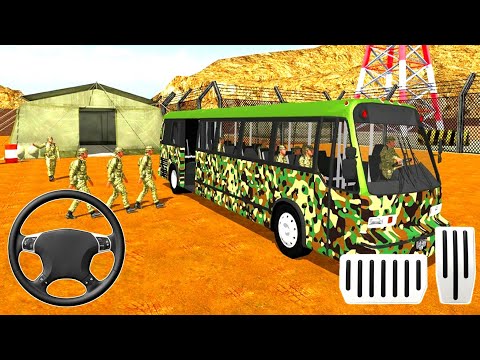 Offroad Bus Driving - Army Bus Driver US Soldier Transport Duty 2021 - Offroad Bus Drivi
