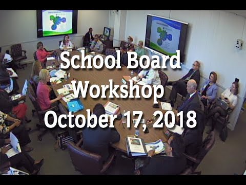 School Board Workshop (10-17-18)