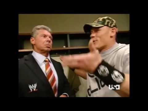 Vince Mcmahon and John Cena