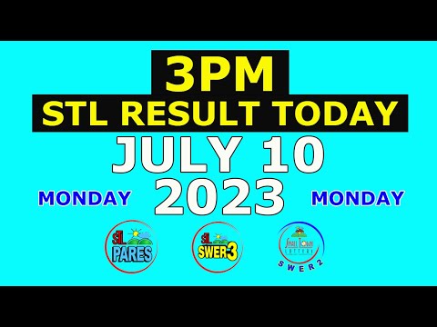 3pm STL Result Today July 10 2023 (Monday) Visayas and Mindanao