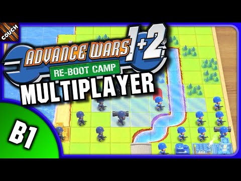 PLAYING OUR CUSTOM MAP! | Advance Wars Reboot Camp VERSUS MODE Bonus 1 | Couch Play