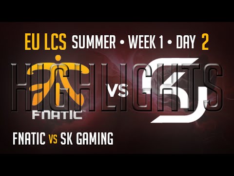 FNC vs SK HIGHLIGHTS | Week 1 EU LCS Summer Split 2015 S5 | Fnatic vs SK Gaming W1