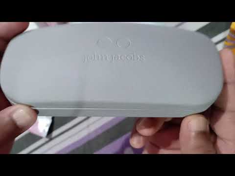 John Jacobs eye glass unboxing
