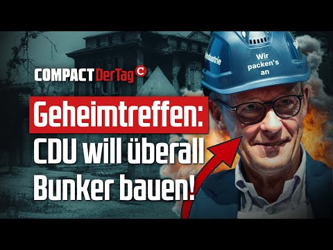 Secret meeting: CDU wants to build bunkers everywhere!💥