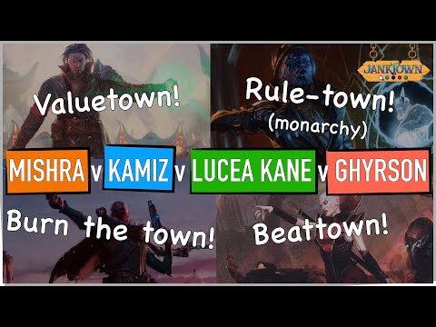 Play blue, get punished! | Mishra v Kamiz v Lucea Kane v Ghyrson | Commander Gameplay
