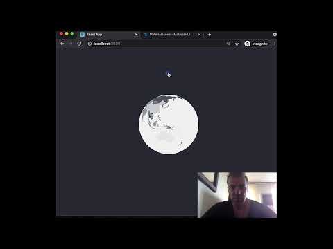Integrating d3.js with React - World Chart - WorldMap d3 & React - Rotating round world map chart