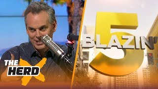 Blazin' 5: Colin's picks for 2017-18 NFL Week 15 | THE HERD