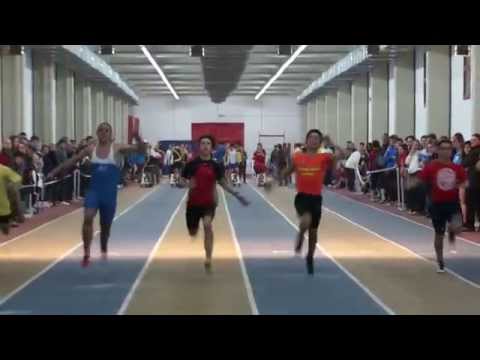 MANIFESTAZIONE REGIONALE INDOOR C.R. FIDAL LAZIO 60 piani Cadetti Finale Edoardo Bianco