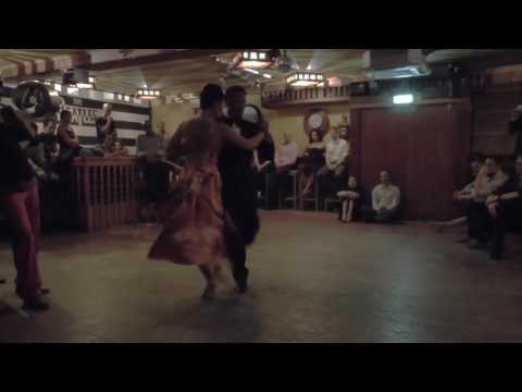  Fabian Peralta  and  Josefina Bermudez Avila  are  dancing  to  "  El Tigre Millan  "  by  Juan D'Arienzo