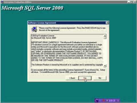 Installing SQL Server 2000