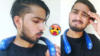 കഴുത്തിൽ ഇടുന്ന Viral ആയ Neck Fan വാങ്ങിയപ്പോൾ 🥵 | Viral Neck Fan Review | Watch Before Buying