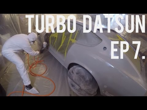 GARAGE PAINT JOB Turbo Datsun ep 7.