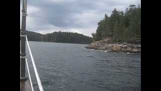 preview picture of video 'Entrance for Squirrel Cove, BC'