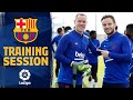 Ter Stegen, Arthur and Frenkie de Jong back with the squad
