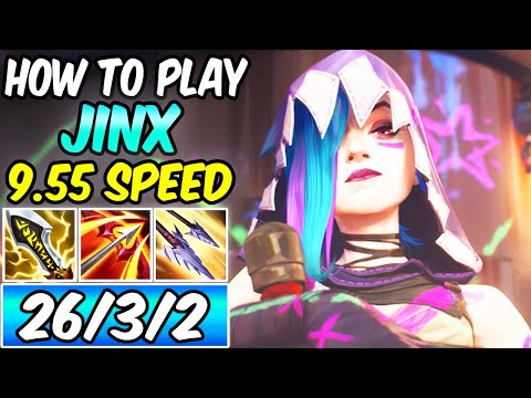 THE ONLY JINX GUIDE YOU NEED - HOW TO PLAY JINX ADC GAMEPLAY | Best Build & Runes League of Legends