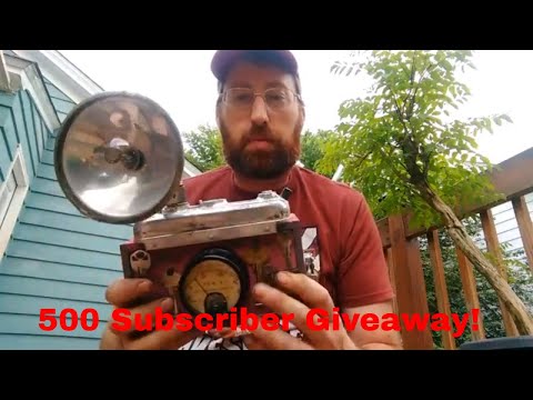 Music Box Camera Sculpture 500 Subscriber Giveaway