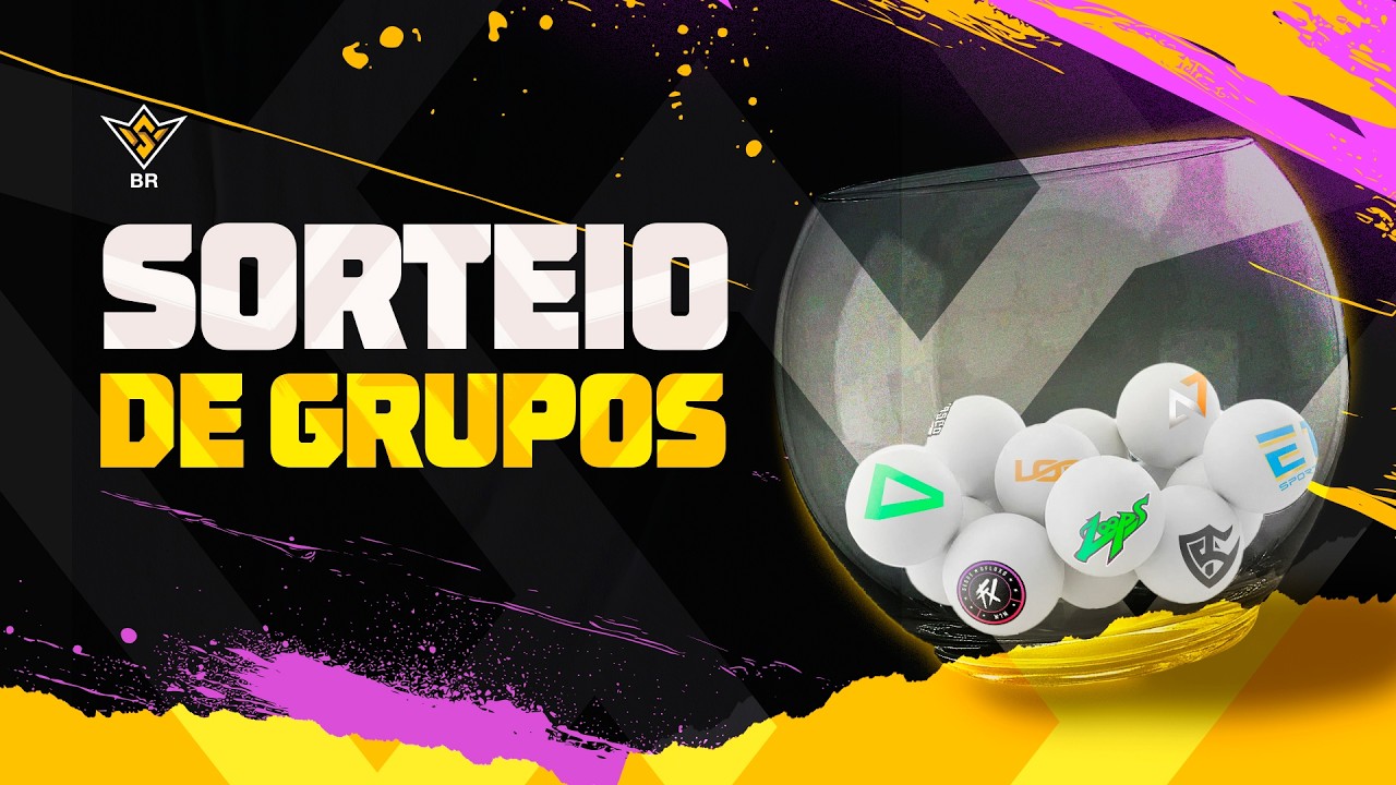 Sorteio de Grupos FFWS Brasil 2026 - Split 1 #FreeFire