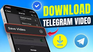 How to Save Video From Telegram on iPhone | Download Telegram Video