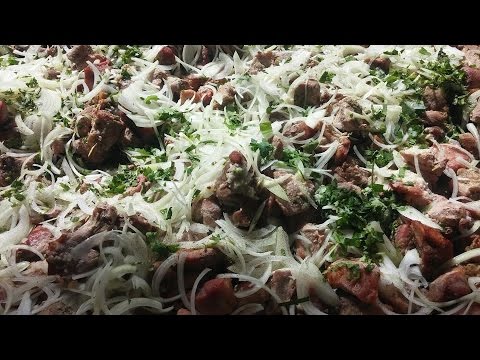 Masitas de Cerdo Encebolladas, Recetas Boricuas