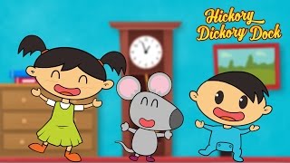 Hickory Dickory Dock | Extended Song with Lyrics | Nursery Rhymes for Kids by Luke & Mary
