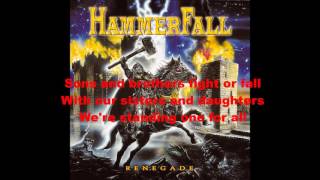 Hammerfall -  A Legend Reborn Lyrics
