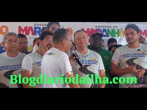 CAJAPIÓ (MA): Governador Brandão e o prefeito Rômulo Marques inauguram no município. POR LIMA K LIMA