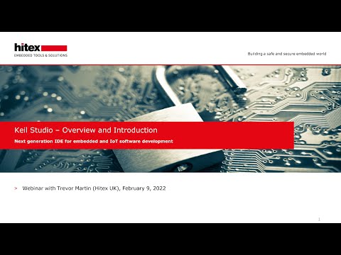 Hitex Webinar Introduction to Keil Studio IDE