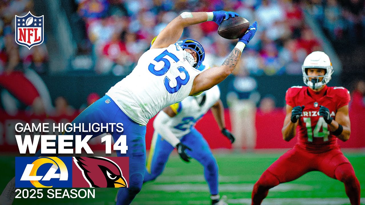 Los Angeles Rams vs Arizona Cardinals Game Highlights | 2025 NFL Season Week 14