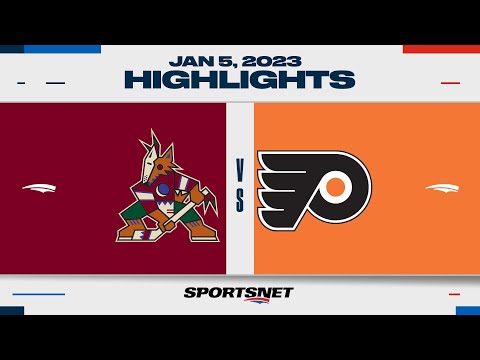 NHL Highlights | Coyotes vs. Flyers - January 5, 2023