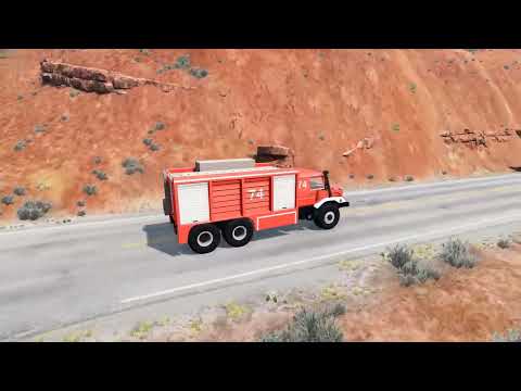 Gavril Truck and Cars vs Giant Pit vs Huge Potholes