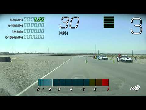 Ron Fellows - Spring Mountain - C8 - Fastest Launch Control