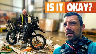 I've landed in Europe! But have they damaged my motorcycle? 🇮🇪 | Ep 69