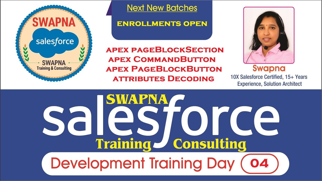 04.Salesforce Development apex pageBlockSection CommandButton PageBlockButton attributes Decoding