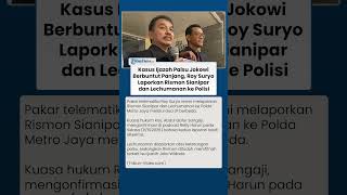 Kasus Ijazah Palsu Jokowi Berbuntut Panjang, Roy Suryo Laporkan Rismon dan Lechumanan ke Polisi