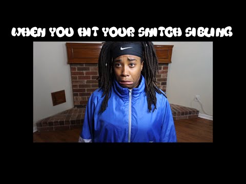 When you hit your snitch sibling 😂😂 | DankScole