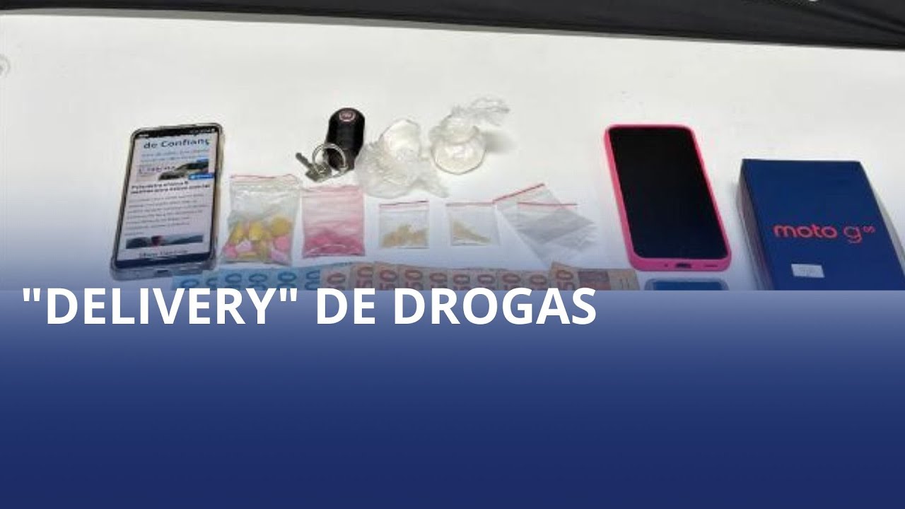 “Delivery” de drogas termina em prisão