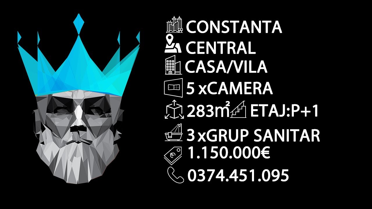 Tur video Mamaia - Sat | Vila | LUX I 5 Camere  | AC | Centrala | Garaj | Curte | Terasa