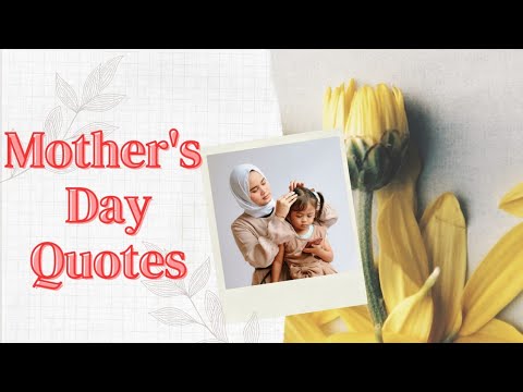 Best Top 20 Mother's Day Quotes 2023 || Simple And Heart Touching || Easy Gift Ideas For Your Mom