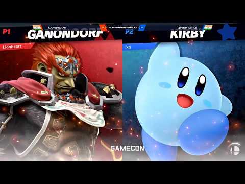 LionHeart (Ganon) vs qwertz143 (Kirby) - GameCon Mumbai - Winners Semis