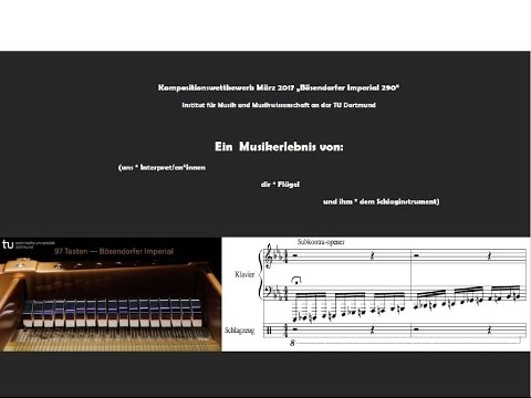 Einweihung des Bösendorfer Imperial 290 - TU Dortmund (Time Gorgiev)