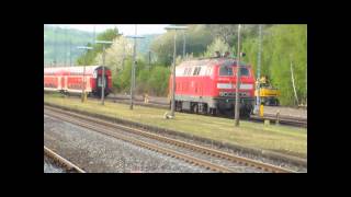 preview picture of video 'Bahnhof Stockheim Mai 2013'