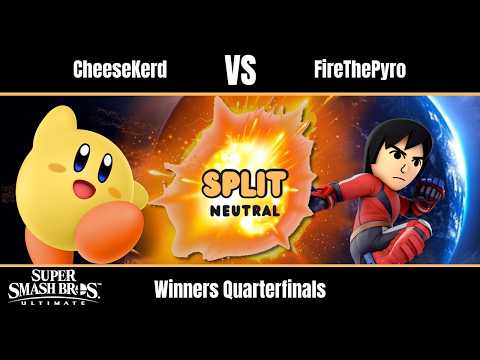 CheeseKerd (Kirby) vs FireThePyro (Mii Brawler) - Ultimate Winners Quarterfinals - Split Neutral #40