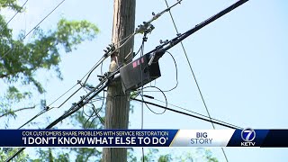 Cox customers share problems with service restoration