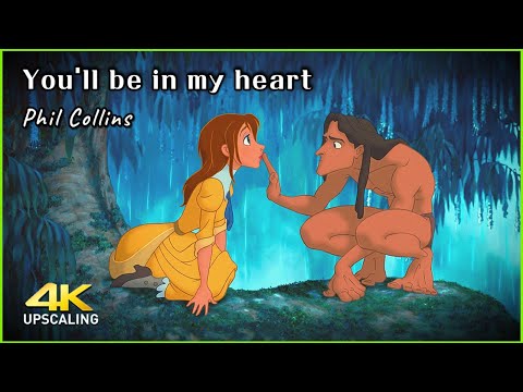 Tarzan 1999, You'll Be In My Heart - Phil Collins, 4K Up-scaling & HQ Sound